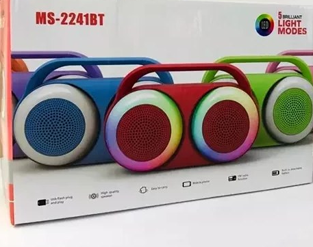 اسپیکر بلوتوثی قابل حمل مدل RGB-MS2241BT