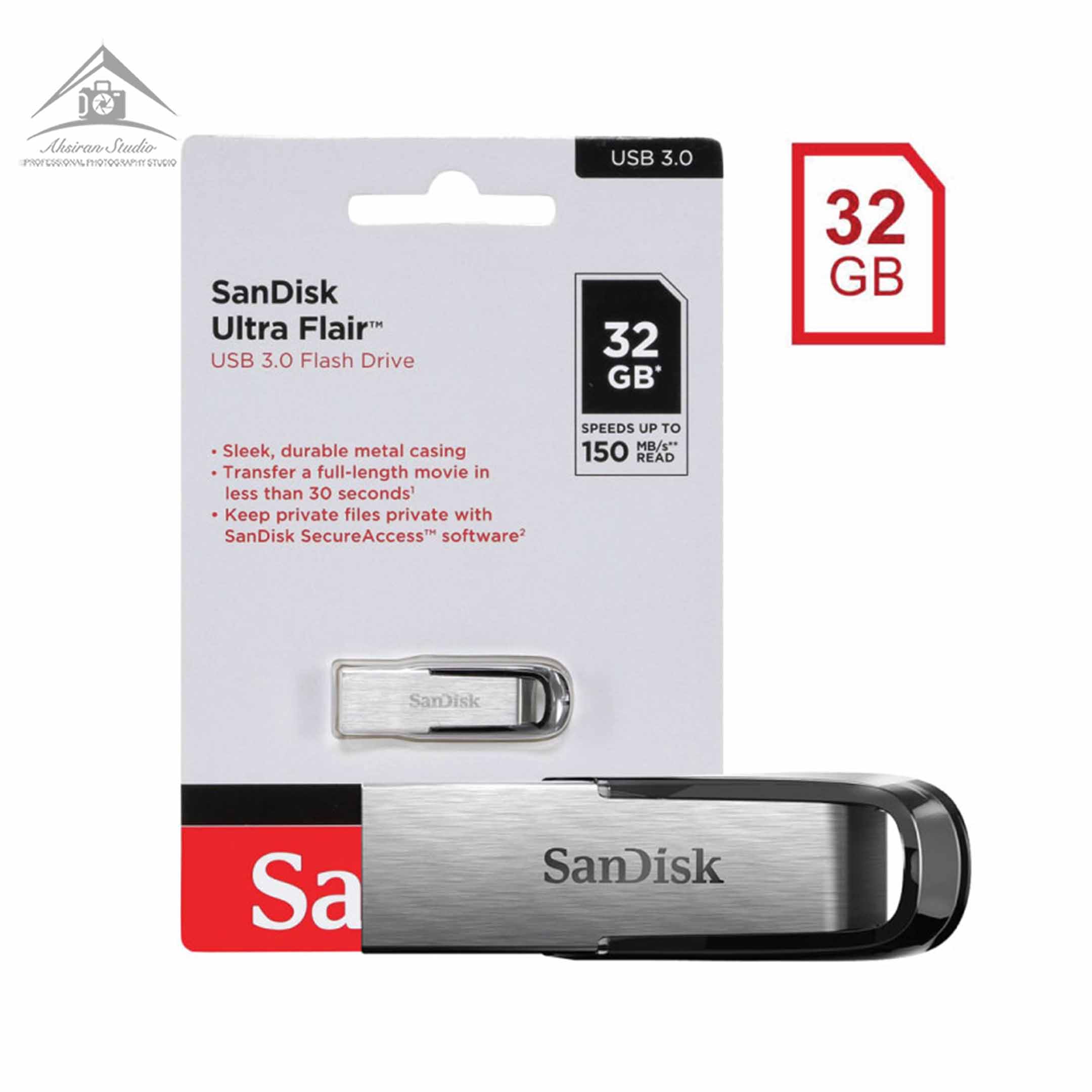 فلش مموری سن دیسک مدل Ultra Flair CZ73 ظرفیت 32 گیگابایت