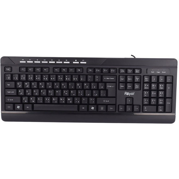 کیبورد رویال مدل RK330 با سیم