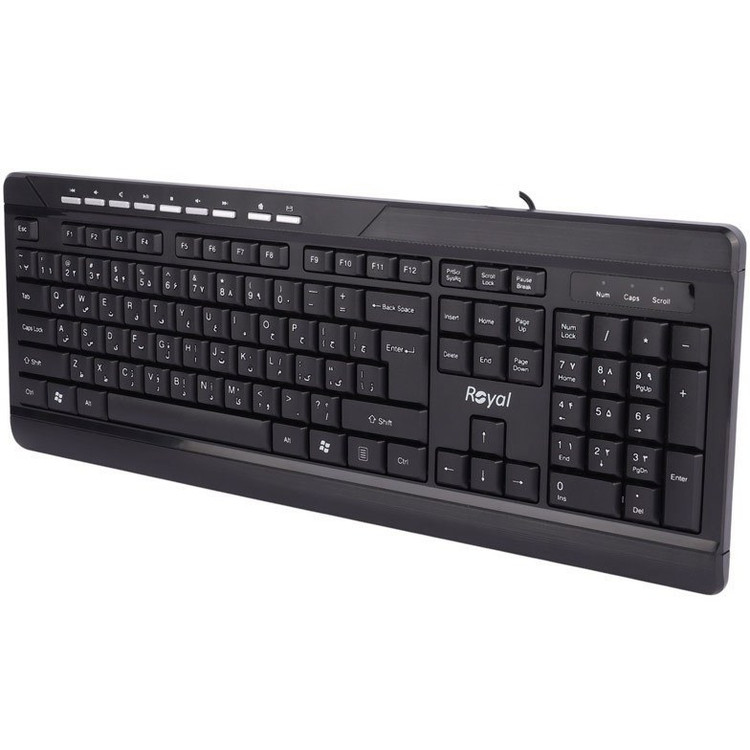 کیبورد رویال مدل RK330 با سیم